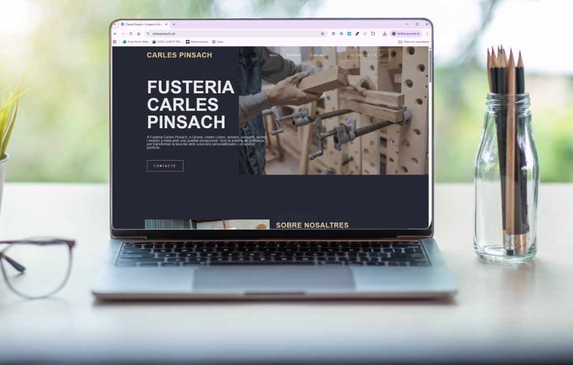 Projecte web de Fusteria Carles Pinsach